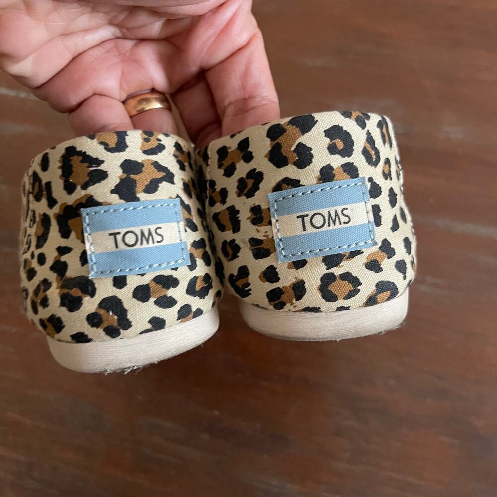 TOMS Women's Animal Print Espadrille Shoes Size 7.5 - Picture 5 of 7